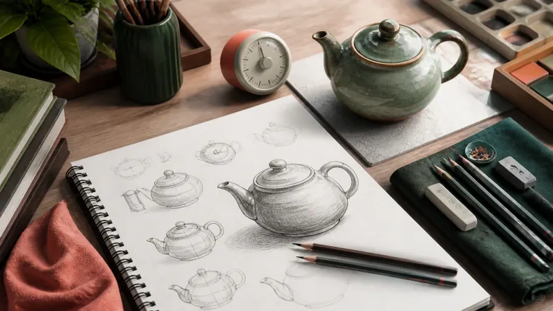 Illustration for How to Use an Object Generator for Drawing Practice