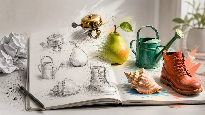 Illustration for 50 Object Generator Ideas to Draw When You're Stuck