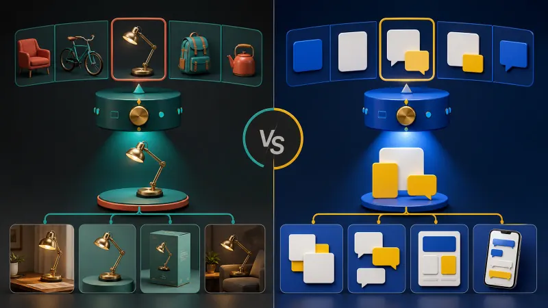 Illustration for Object Generator vs Word Generator: Key Differences